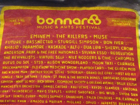 Bonnaroo-2018 Music Festival-Women's Size Small - image 6