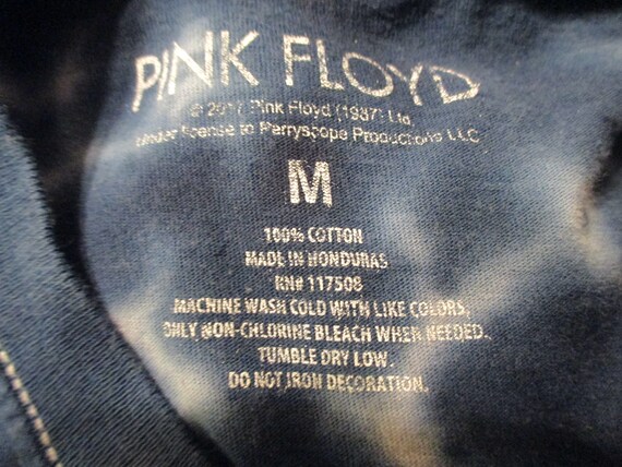 Pink Floyd-Pink Floyd Label-Tie Dye Shirt-Size Me… - image 4
