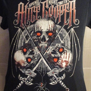 Alice Cooper-Spend the Night with Alice Cooper-Women's Size Small image 3