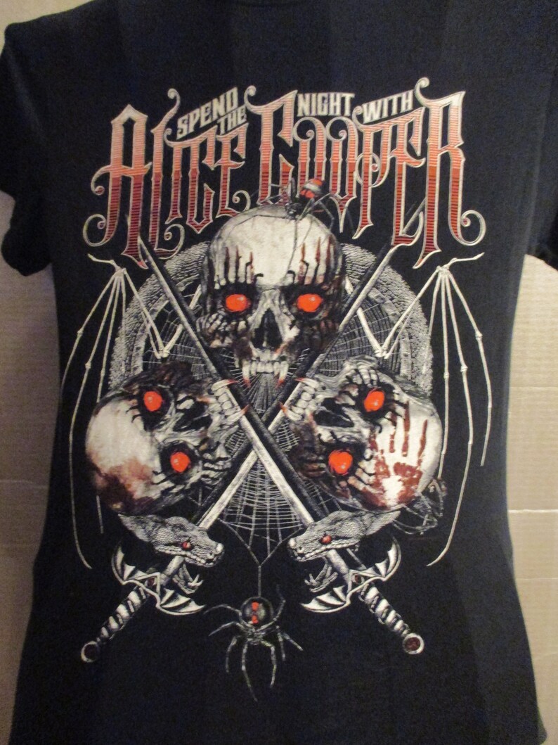 Alice Cooper-Spend the Night with Alice Cooper-Women's Size Small image 3