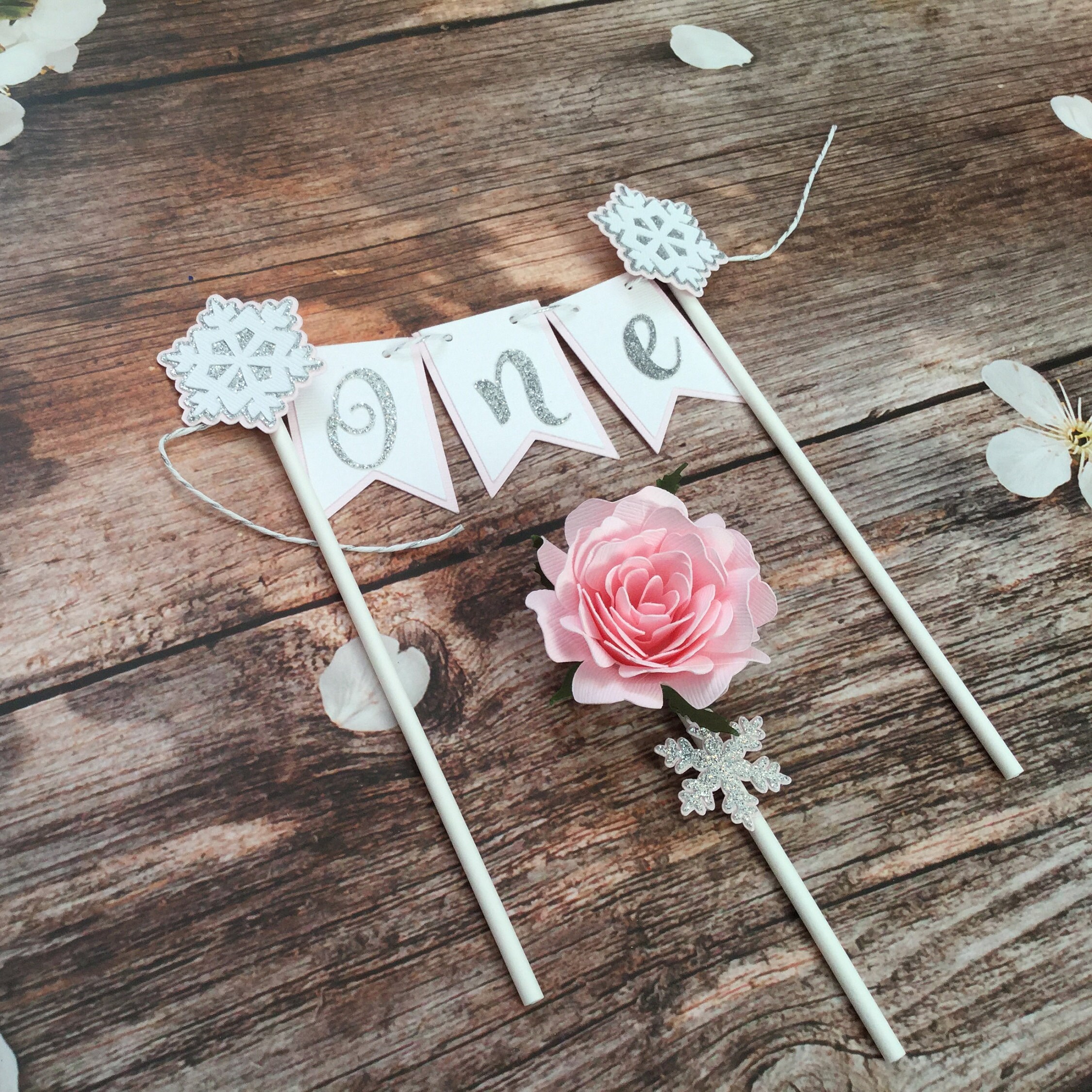 Download Winter onederland cake topper snowflake cake topper winter | Etsy