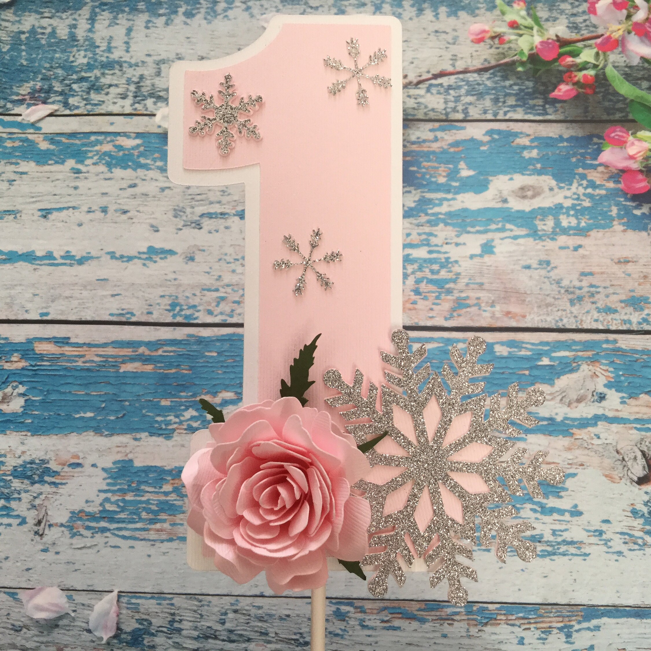 Download Winter onederland cake topper snowflake cake topper winter | Etsy