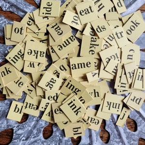 lettres en carton vintage, fournitures scolaires vintage, assemblage technique mixte, art altéré, fournitures de création artistique, cartes-lettres, apprentissage de la lecture