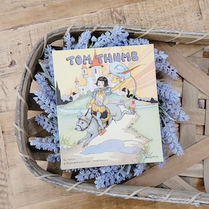 Antique Children&#39;s Book, Tom Thumb, Platt & Munk, Vintage Kid&#39;s book, Collectible book, Vintage illustrations, Nursery Rhymes, Fairy Tales