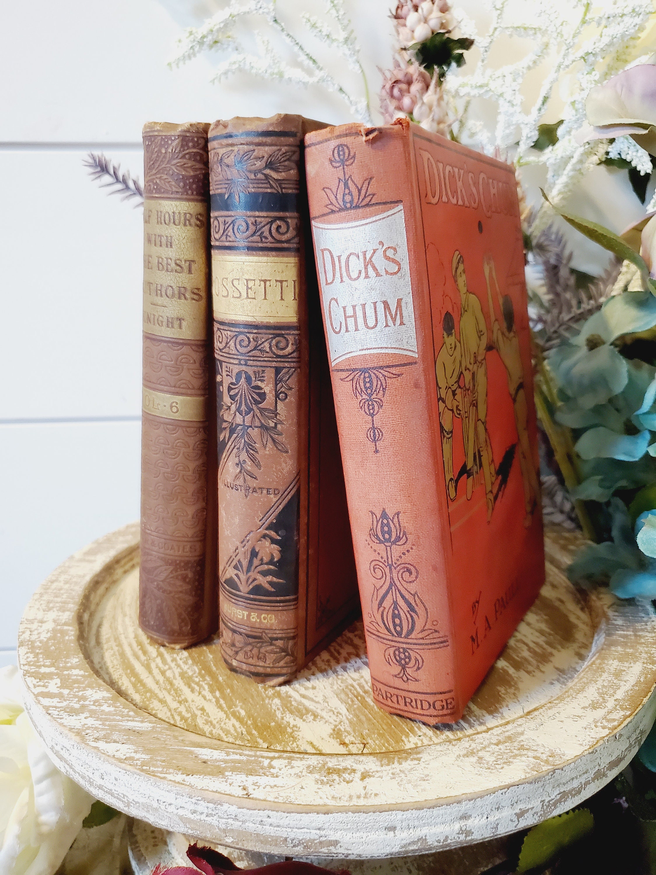 Vintage Books/50cm Set 【RED】洋書　古書　アンティーク s-l1200.jpg