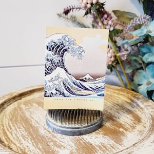 2 Vintage Waves Bookplate, Antioch Bookplates, Beach Ocean decor, Junk Journal, Scrapbooking, Ephemera, Ex Libris, Book Labels, Book Tags