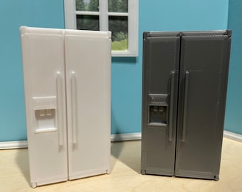 1/24th scale Refrigerator,  Dollhouse Refrigerator,