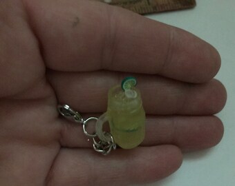 Resin Margarita Drink Charm, Miniature Food Cabochon