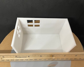 Miniature Room Box Kit, 1/48th Scale, 3D Printed Dollhouse