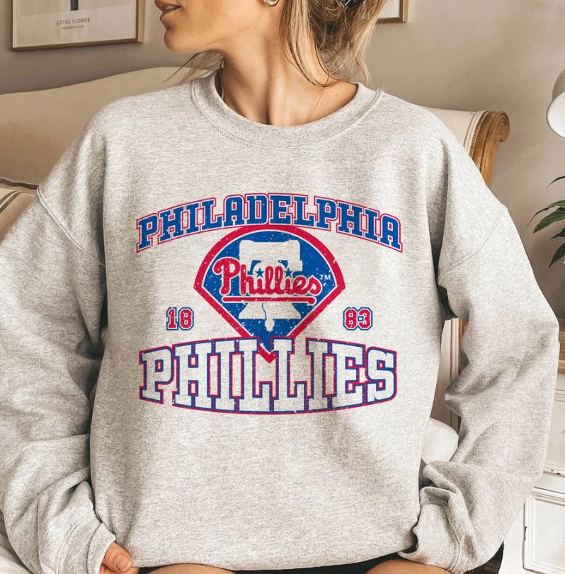 Vintage 90s Philadelphia Phillies Sweatshirt - Teeholly