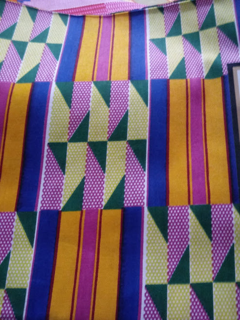 African Ankara Print Baby Girls/' Dress Fully-Lined Hand-Sewn 100/% Cotton