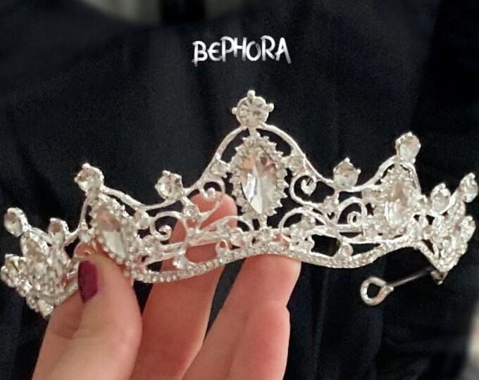 BEPHORA Handmade Bride Women Headdress Luxury Royal Queen Tiaras and Crowns Pageant Prom Diadem Ornaments Wedding Hair Jewelry Accessories
