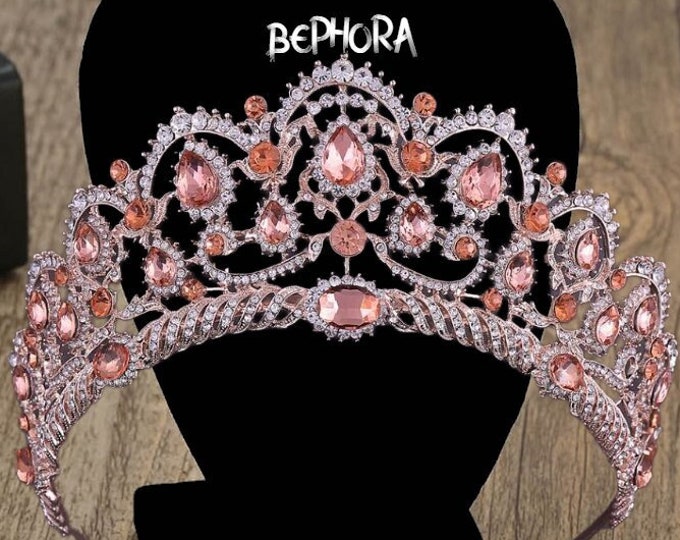 BEPHORA Handmade NEW Crystal Pieces Vintage Comb 2023Tiaras and Crowns Women bridal Prom Diadem Ornament Wedding Hair Jewelry Accessori