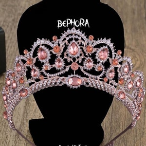 Handmade Crystal Bridal Crown: Vintage Wedding Tiara