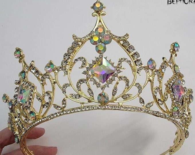 BEPHORA Handmade Princess Luxury Queen Simple Rhinestone Bride Headdress Tiaras Crowns Women Pageant Prom Diadem Wedding Hair Jewelry