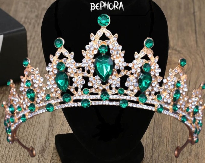 BEPHORA Handmade Princess NEW Silver Vintage Gold 2023 Hairband Fashion Hair Queen Tiaras and Crowns Women Pageant Wedding Hair Accessories