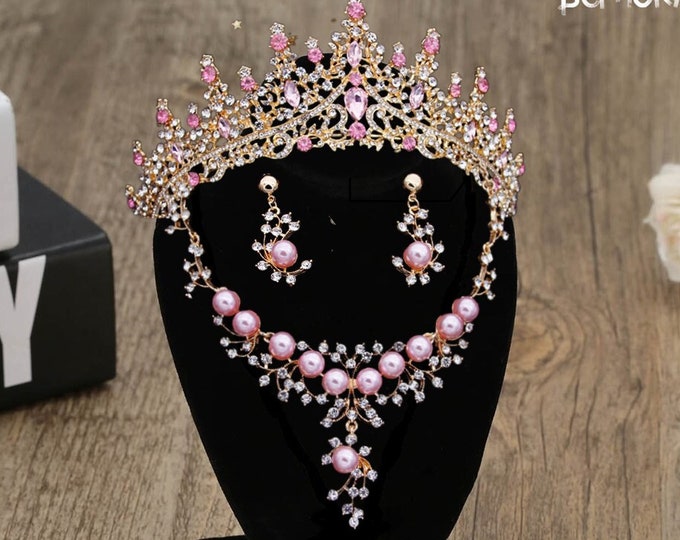 BEPHORA Handmade New Jewelry Sets Luxury Royal Queen Tiaras Crowns Women Pageant Prom Diadem Ornaments Wedding Hair quinceañera Accessories