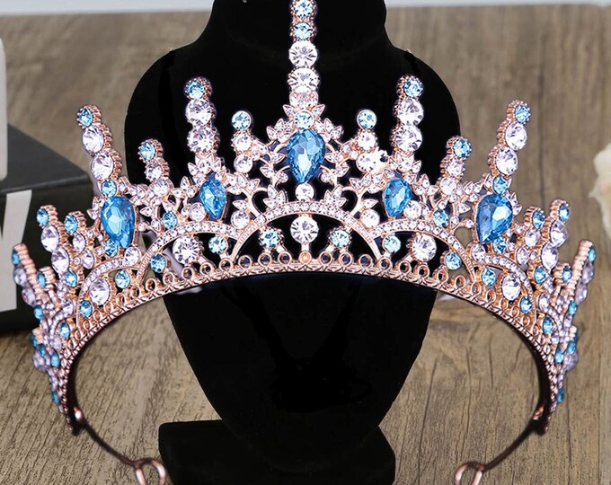 Diadem Wedding CZ Silver Green Jewelry Set, Pageant Tiaras and Crowns Headdress, Gorgeous Quinceanera Tiara Sweet 16, Bridal Accessories