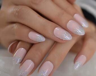 Fake Nails Coffin Etsy