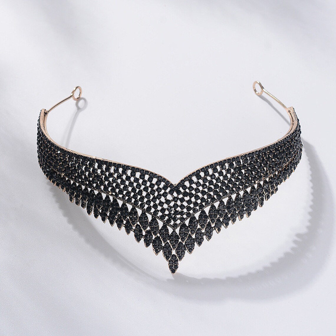 BEPHORA Handmade Vintage Gold Black Tiaras Crown Dubai Etsy