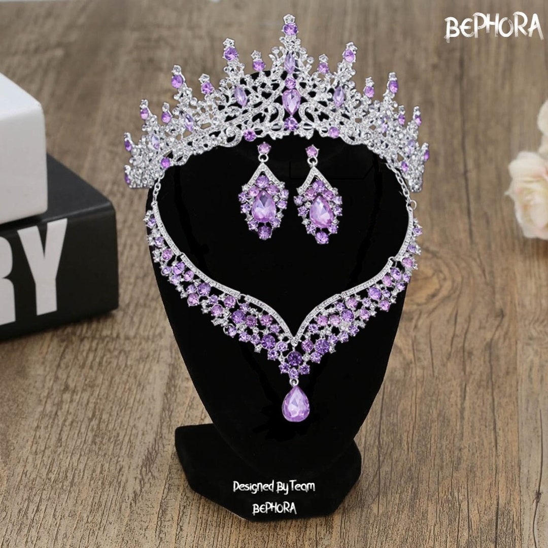 Ts-J3211gred Luxury Rhinestone Bridal Tiara Crown For Pageants And