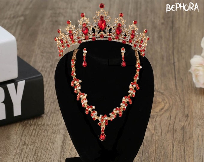 BEPHORA Handmade Princess Flower Crystal 2023 Hairbands Diadem Crystal Royal Queen Tiaras and Crowns Women Pageant Wedding Hair Accessories