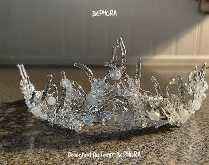 BEPHORA Handmade Luxury Vintage Crown Royal King Wedding Crystal Queen Tiaras Crowns Bead Women Pageant Diadem Wedding Hair Jewelry Accessor