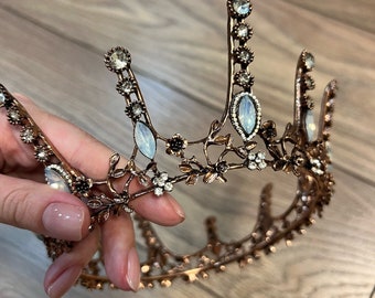 BEPHORA Handmade New Fashion Colourful Crystal Wedding Leaves Queen Baroque Diadem Bride Rhinestone Tiara Crown Women Jewelry Accessories