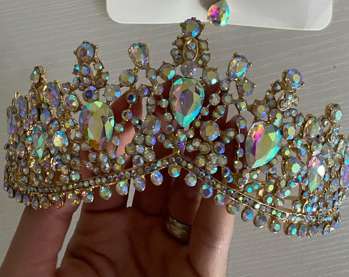 BEPHORA Handmade Princess Colourful Jewelry Gold Rhinestone 2022 Diadem Queen Tiaras and Crowns Women Pageant Wedding Hair Accessories
