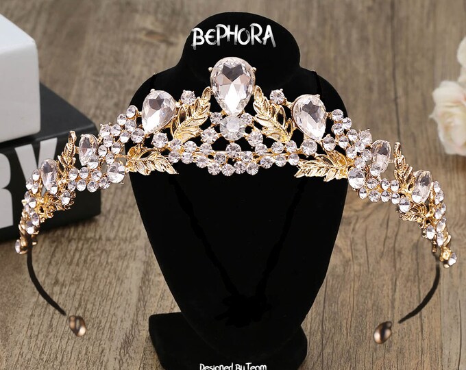 BEPHORA Handmade NEW Fashion Luxury Silver Purple Vintage Headband Ornaments Headwear Bride Headdress Girls Queen Luxury Crowns Hair Jewelry
