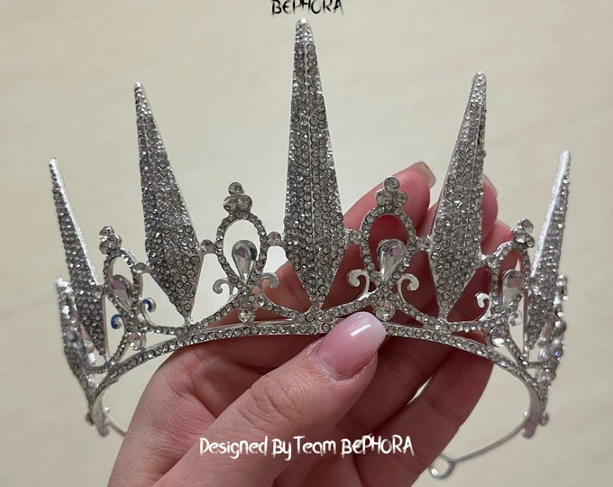 BEPHORA Handmade Pearls Silver 2022 Bride Luxury Royal Queen Tiaras and Crowns Women Pageant Prom Ornaments Wedding Hair Jewelry Accessories