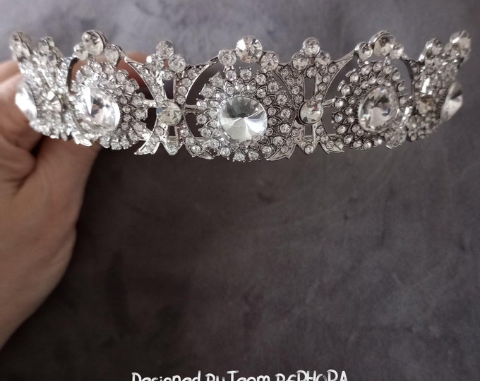 BEPHORA Handmade Princess Queen 2023 Crystal Headband Head Sparkling Bride Headdress Vintage Luxury FULL Tiaras Crowns Women Wedding Jewelry
