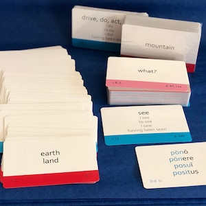 Challenge A Color-Coded Henle Latin Flashcard Playing Cards image 3