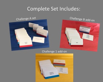 Complete Set (Challenge A-1) Color-Coded Henle Latin Flashcard Playing Cards