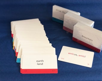 Challenge A Color-Coded Henle Latin Flashcard Playing Cards