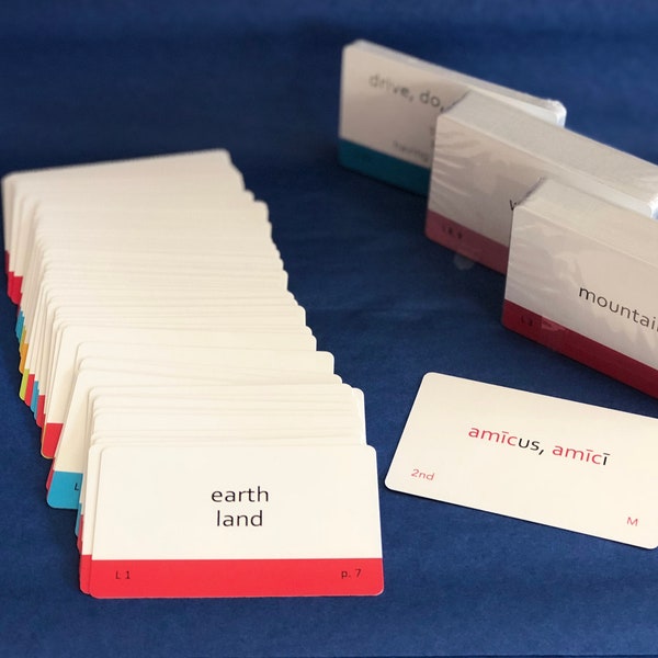 Challenge A Color-Coded Henle Latin Flashcard Playing Cards