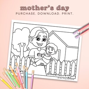 Mother's Day Coloring Sheets, Mother's Day Printable Coloring Sheets ...