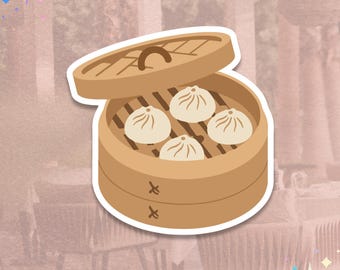 Xiao Long Bao Sticker | Cute Soup Dumpling Food Illustration