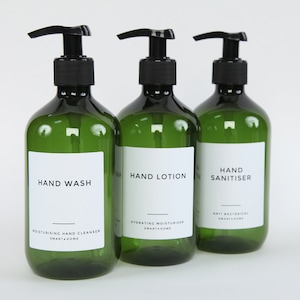 Custom-Made Personalisation Available - Minimalist Cleaning Products Labels