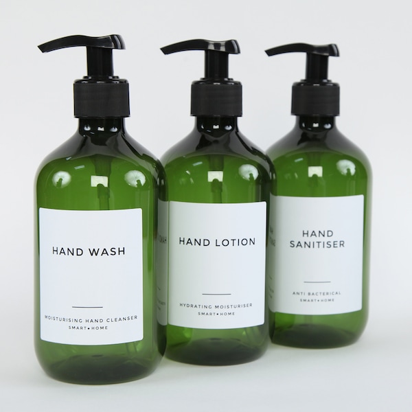 Custom-Made Personalisation Available - Minimalist Cleaning Products Labels