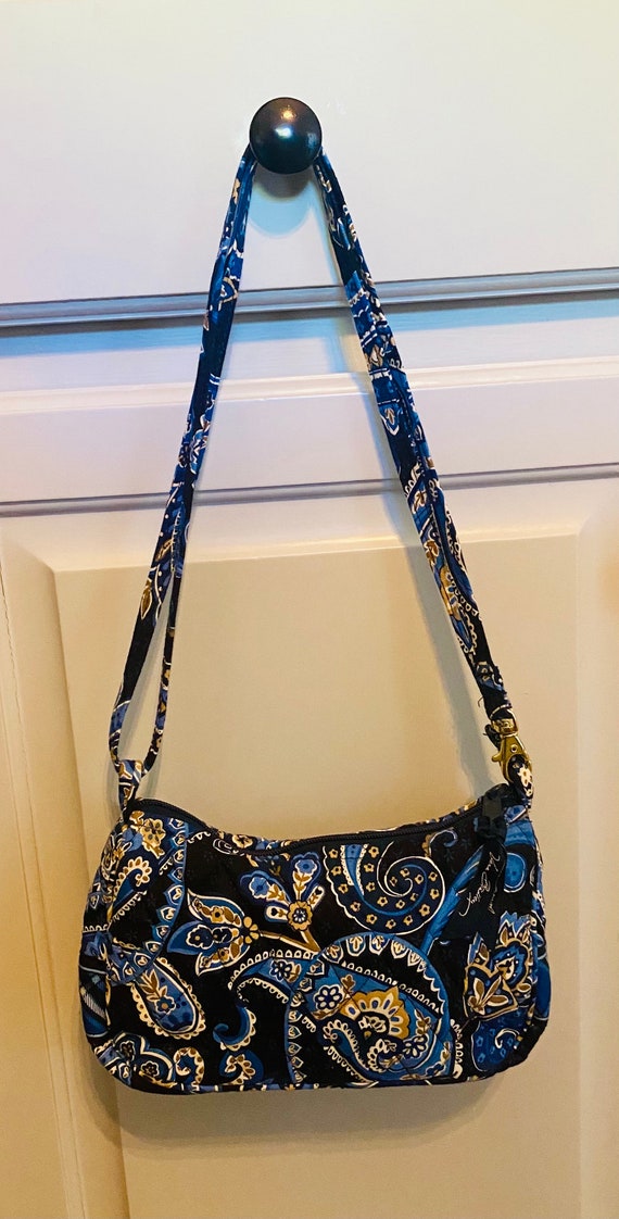 Vera Bradley Windsor Navy Small Shoulder Bag/Clutc