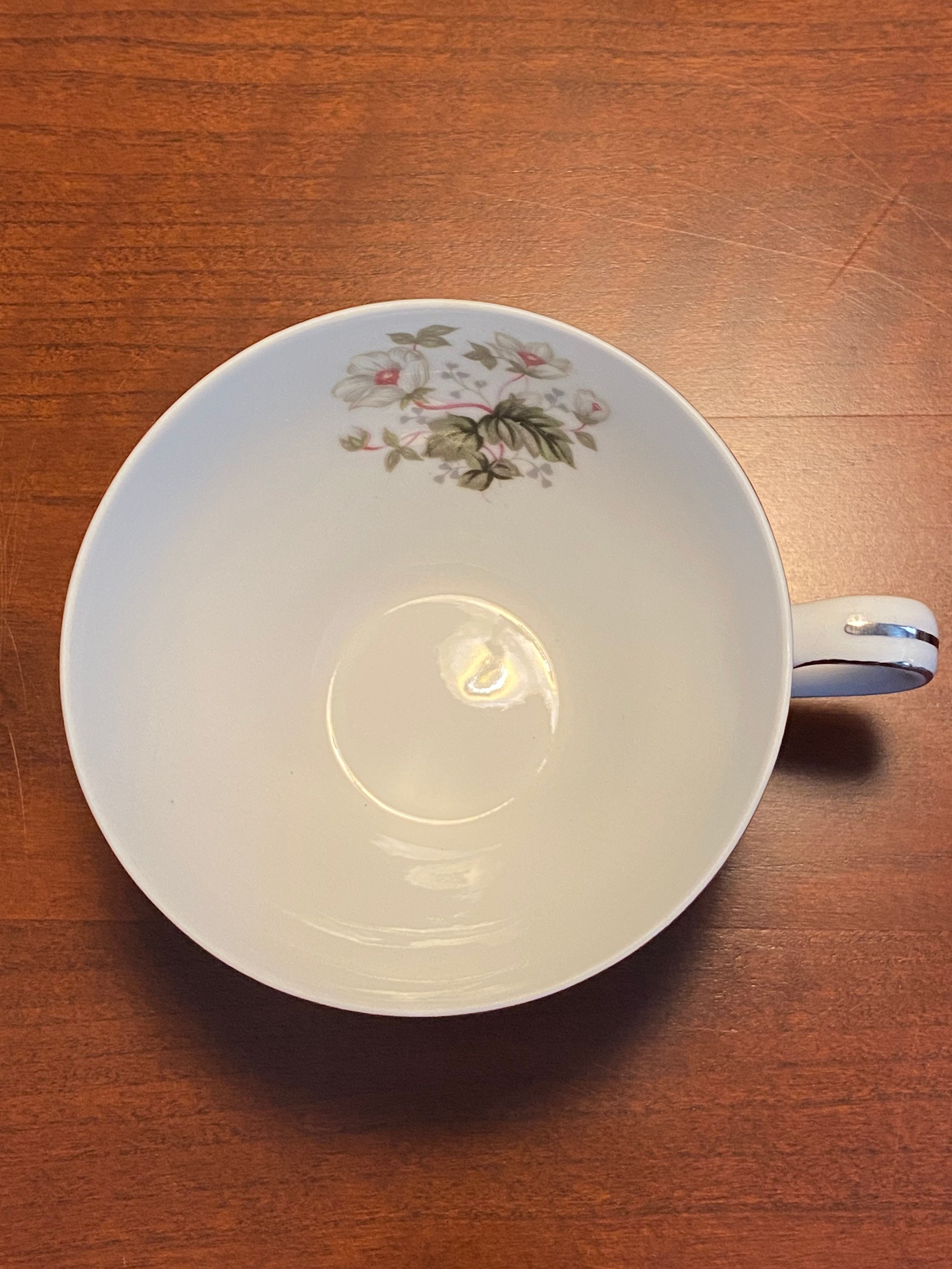 Vintage Flair Fine China Irene Teacup 4149 Set of 3 Etsy