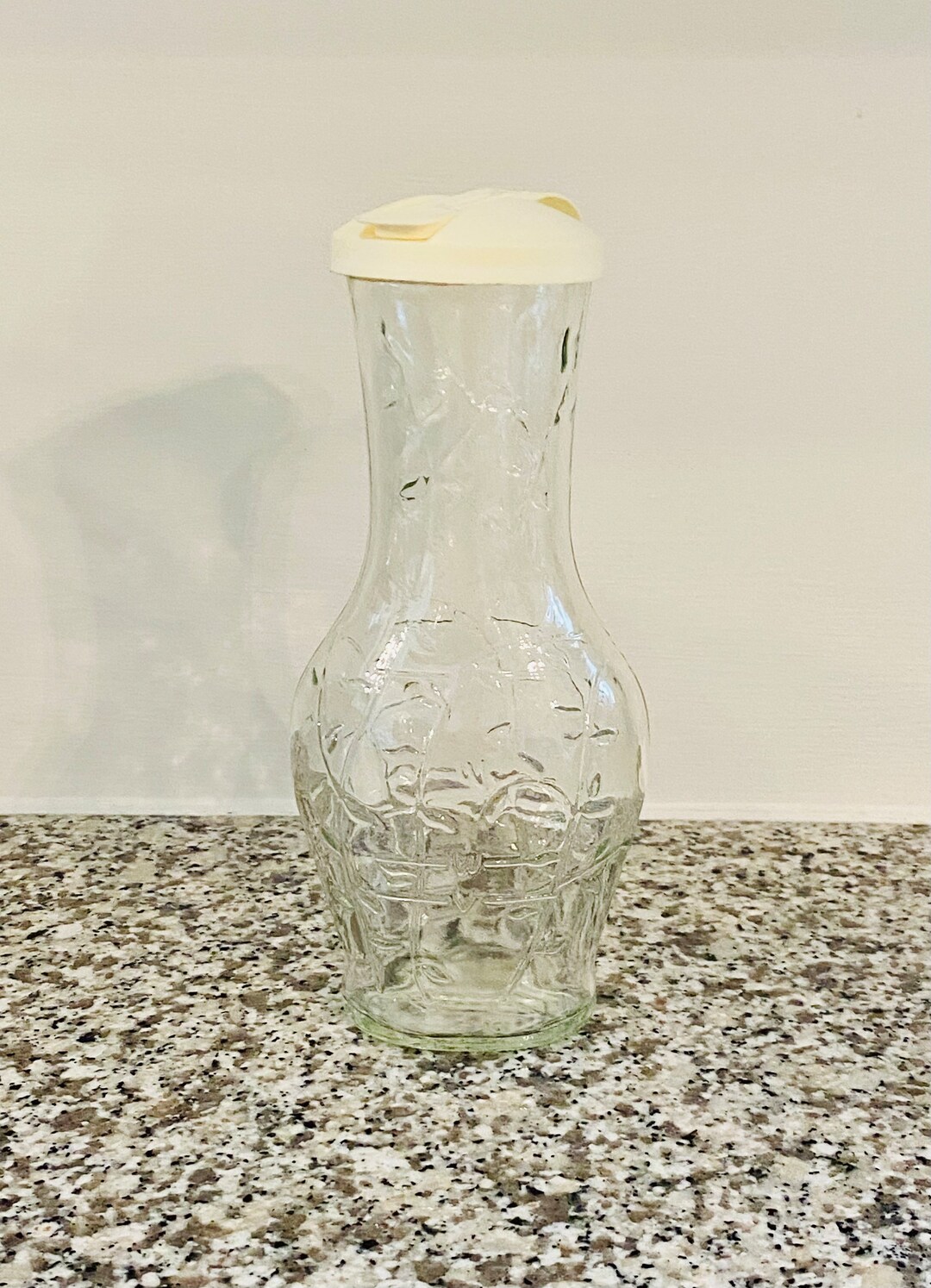 vintage good seasons salad dressing bottle 7.25 Glass Cruet Jar with Stopper - collectibles - by owner - sale You dont need to buy large bottles of premade dressing anymore Shaker Bottle Good Seasons Cruet
