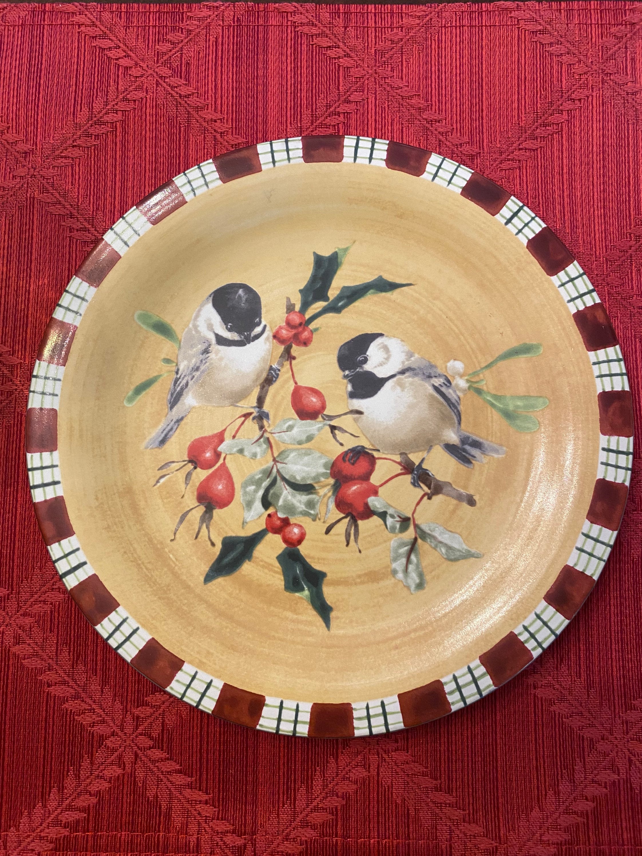 Lenox winter greetings salad plate hotsell