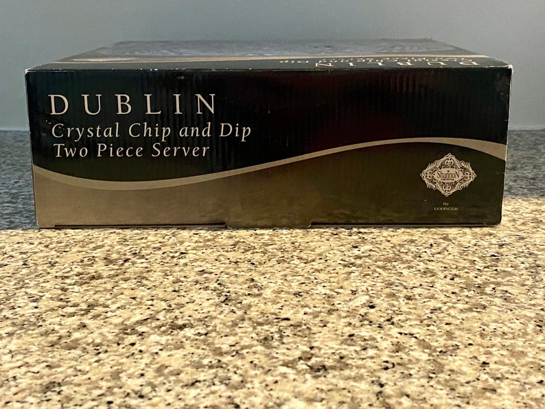 Godinger Dublin Crystal Chip and Dip
