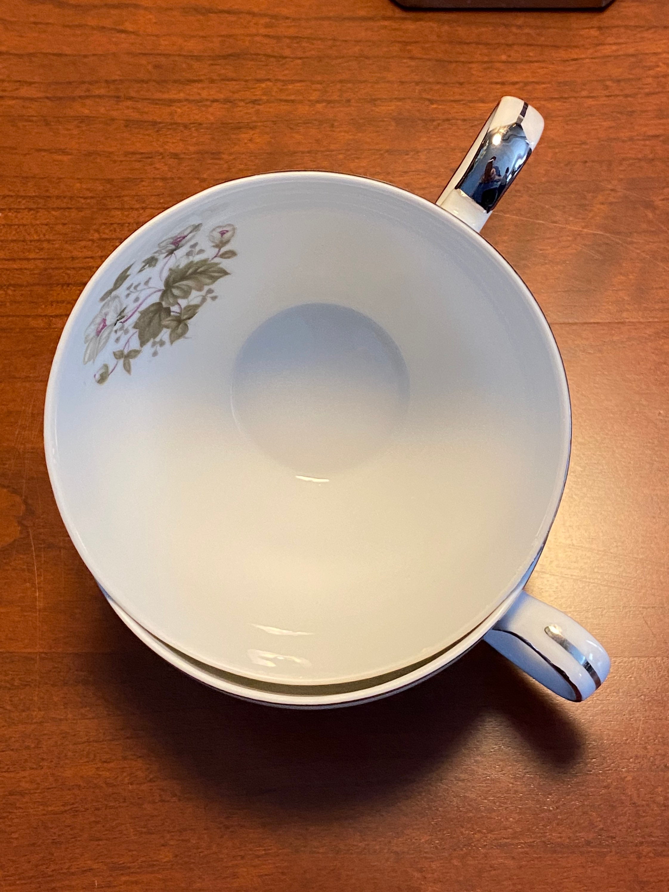 Vintage Flair Fine China Irene Teacup 4149 Set of 3 Etsy