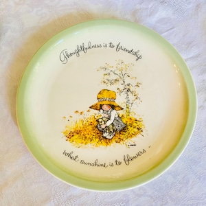 Vintage HOLLY HOBBIE Friendship Collector’s Plate