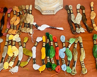 Embroidery Floss Assortment 30 pieces NEW