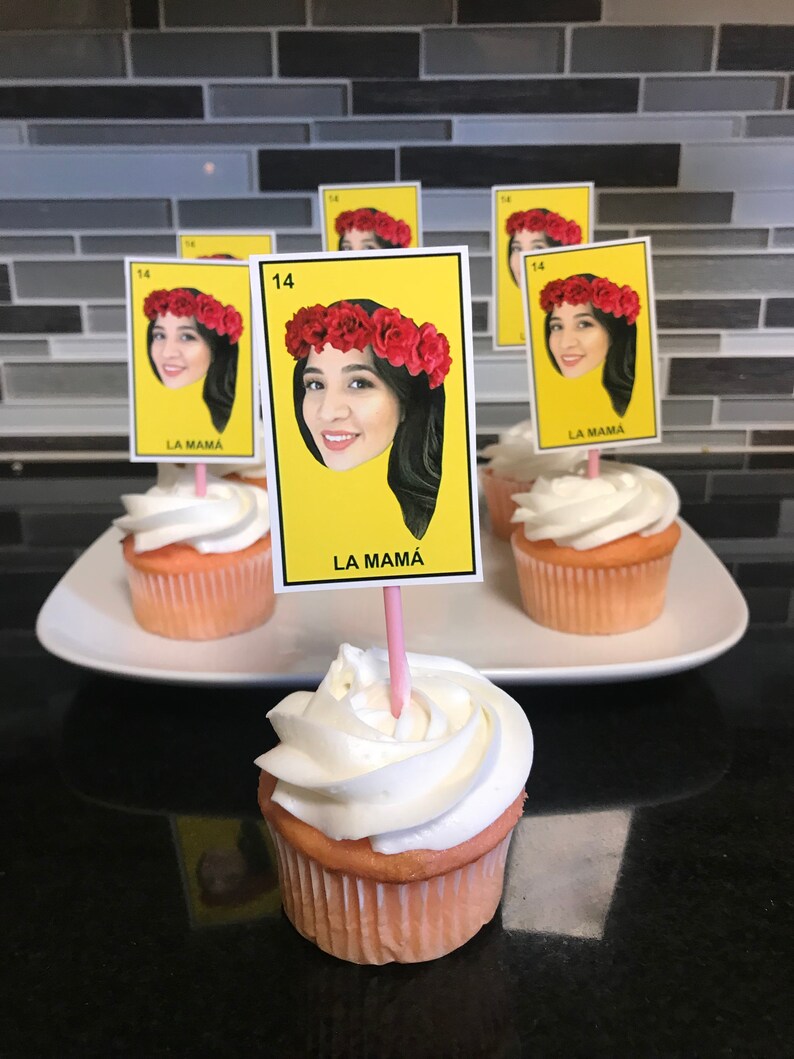 Loteria topper Custom loteria toppers cupcake toppers Etsy