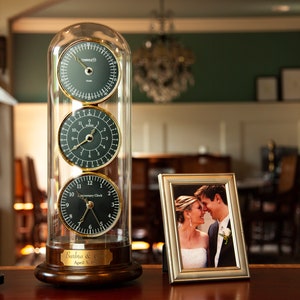 The Anniversary Clock – Royal Black - the Years, Months, Days and time since your Wedding Day or Special Occasion - Also plays your song!